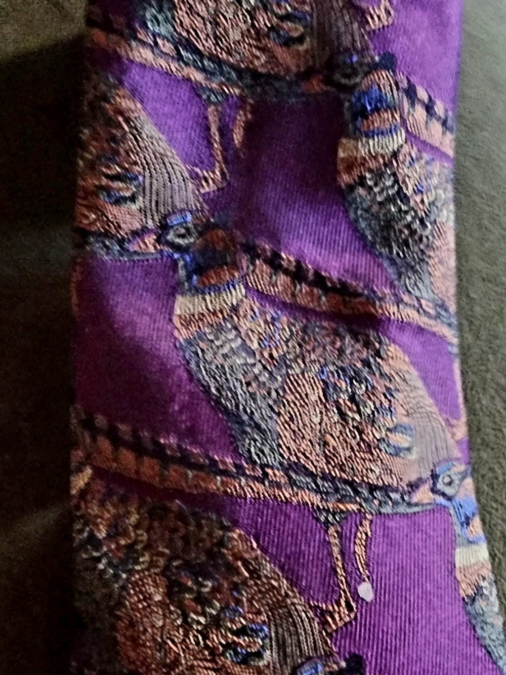 Paul Stuart Woven Phesant Tie